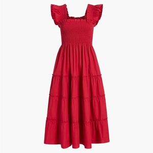 HHH Hill House Home Ellie Nap Dress, Red Cotton
